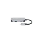 Manhattan USB-C Docking Station με HDMI 4K PD Γκρι (130707) - Image 5