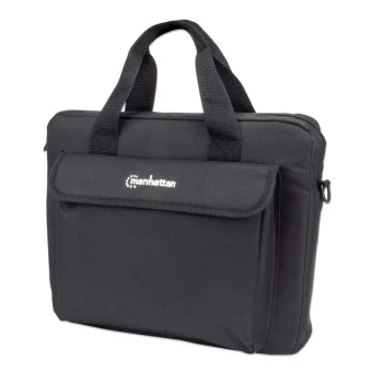 Manhattan London Τσάντα Ώμου / Χειρός για Laptop 12.5" σε Μαύρο χρώμα 439862