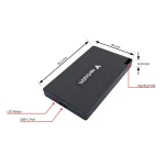 Verbatim Metal Mini USB-C Εξωτερικός SSD 1.0TB M.2 Μαύρο 32031 - Image 2