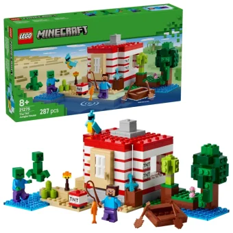 LEGO Minecraft The TNT Jungle House για 8+ ετών Ετών 287τμχ 21275