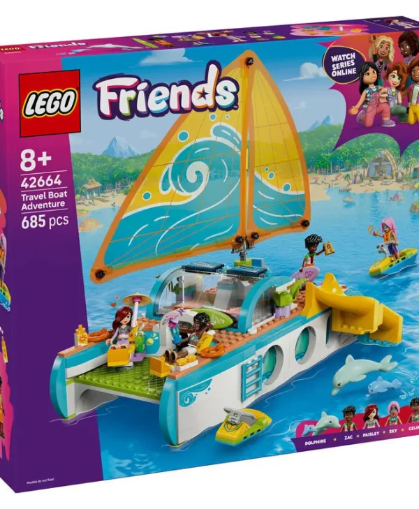 LEGO Friends Travel Boat Adventure για 8+ ετών Ετών 685τμχ 42664