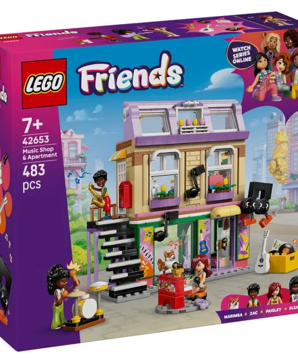 LEGO Friends Music Store & Apartment για 7+ ετών Ετών 483τμχ 42653