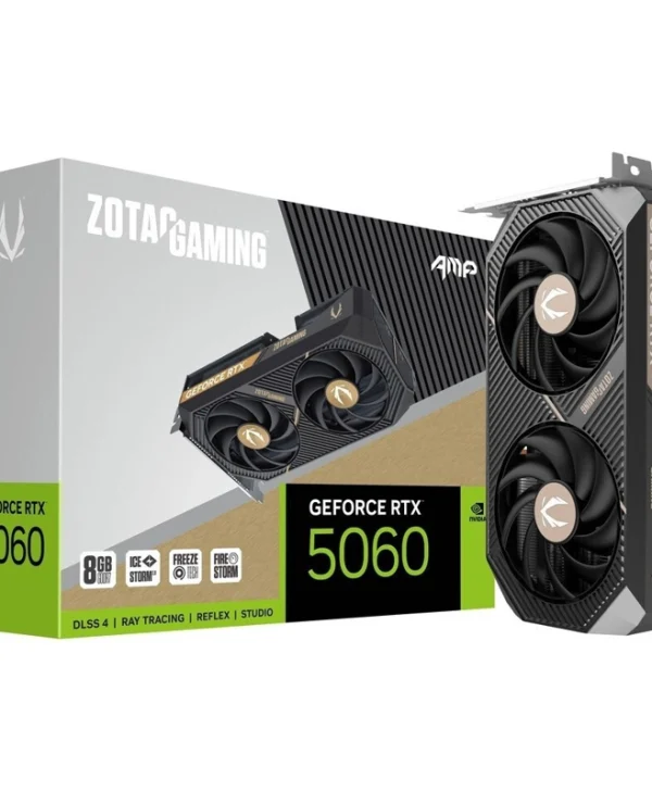 Zotac GeForce RTX 5060 8GB GDDR7 AMP Κάρτα Γραφικών ZT-B50600F-10M