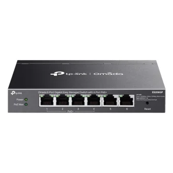 TP-LINK Omada ES206GP v1 Managed L2 PoE+ Switch με 6 Θύρες Ethernet
