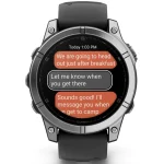 Garmin Fenix E Stainless Steel 47mm Αδιάβροχο Smartwatch με Παλμογράφο (Μαύρο) 010-03025-00 - Image 3