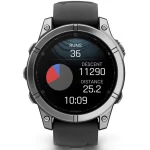 Garmin Fenix E Stainless Steel 47mm Αδιάβροχο Smartwatch με Παλμογράφο (Μαύρο) 010-03025-00 - Image 7