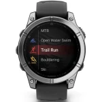 Garmin Fenix E Stainless Steel 47mm Αδιάβροχο Smartwatch με Παλμογράφο (Μαύρο) 010-03025-00 - Image 10