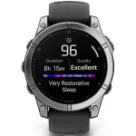 Garmin Fenix E Stainless Steel 47mm Αδιάβροχο Smartwatch με Παλμογράφο (Μαύρο) 010-03025-00 - Image 12