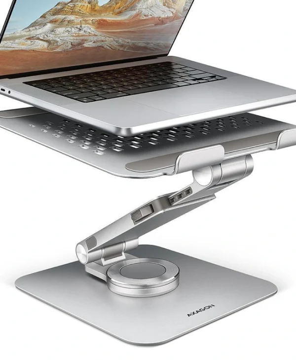 Axagon ACC Stand Βάση Στήριξης για Laptop έως 17" Ασημί STND-LR