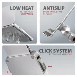 Axagon ACC Stand Βάση Στήριξης για Laptop έως 17" Ασημί STND-LR - Image 9