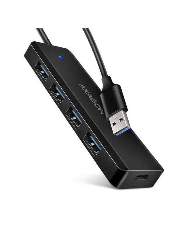 Axagon USB 3.0 Hub 4 Θυρών με σύνδεση USB-A / USB-C HUE-C1A
