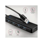 Axagon USB 3.0 Hub 4 Θυρών με σύνδεση USB-A / USB-C HUE-C1A - Image 2