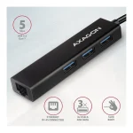 Axagon v1 USB 3.2 Hub 3 Θυρών με σύνδεση USB-C / Ethernet HMC-GL3A - Image 4