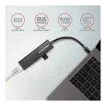 Axagon v1 USB 3.2 Hub 3 Θυρών με σύνδεση USB-C / Ethernet HMC-GL3A - Image 5
