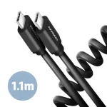 Axagon USB 2.0 Cable USB-C male - USB-C 60W Μαύρο 1.1m AKAXNTUCMCM20TB BUCM-CM20TB - Image 3