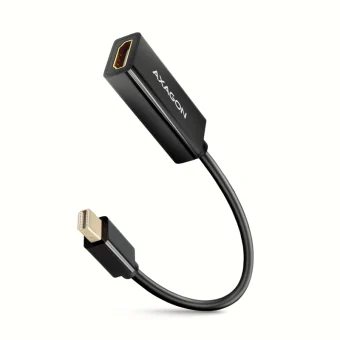 Axagon Μετατροπέας mini DisplayPort male σε HDMI female Χρυσό 1τμχ RVDM-HI14N