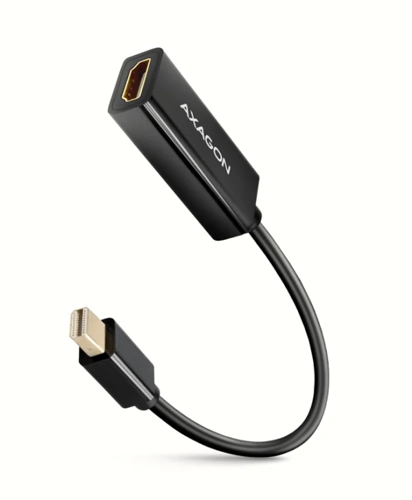 Axagon Μετατροπέας mini DisplayPort male σε HDMI female Χρυσό 1τμχ RVDM-HI14N