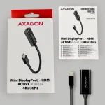 Axagon Μετατροπέας mini DisplayPort male σε HDMI female Χρυσό 1τμχ RVDM-HI14N - Image 2