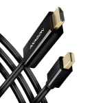 Axagon Cable DisplayPort male - mini DisplayPort male 18m Μαύρο (AKAXNHVHI14C201) RVDM-HI14C2