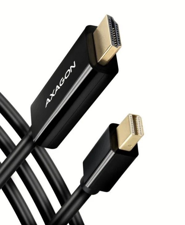 Axagon Cable DisplayPort male - mini DisplayPort male 18m Μαύρο (AKAXNHVHI14C201) RVDM-HI14C2