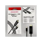 Axagon Cable DisplayPort male - mini DisplayPort male 18m Μαύρο (AKAXNHVHI14C201) RVDM-HI14C2 - Image 3