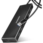 Axagon USB 3.2 Hub 7 Θυρών με σύνδεση USB-A & Θύρα Φόρτισης Μπλε HUE-F7A