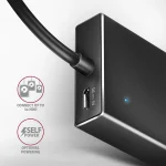 Axagon USB 3.2 Hub 7 Θυρών με σύνδεση USB-A & Θύρα Φόρτισης Μπλε HUE-F7A - Image 4