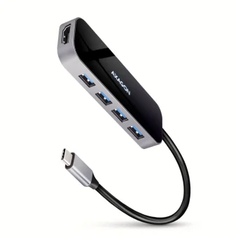 Axagon HMC-6H4A USB-C Docking Station με HDMI 4K PD Μαύρο