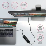 Axagon HMC-6H4A USB-C Docking Station με HDMI 4K PD Μαύρο - Image 3