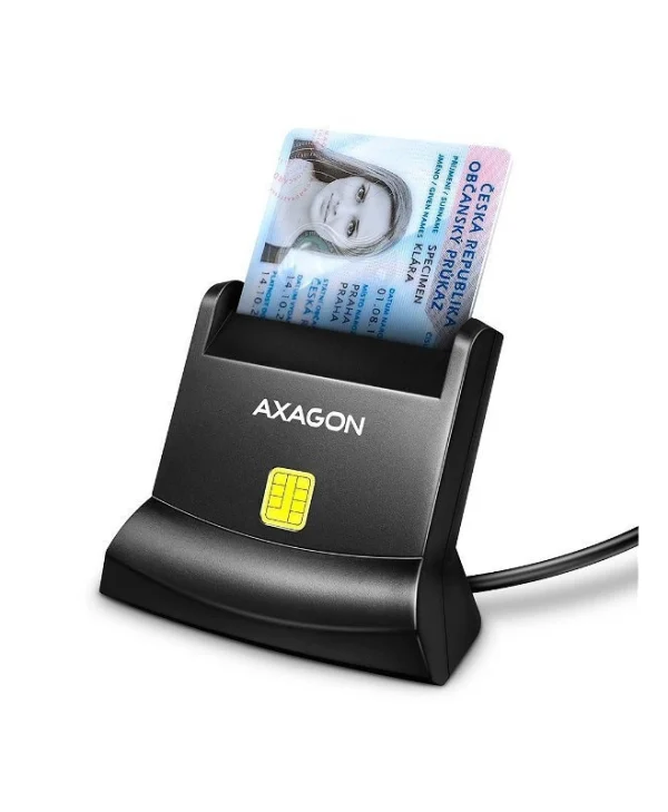 Axagon Cre-sm4n Smart Card Id Card Standreader Usb-a Cable 1.3 M CRE-SM4N