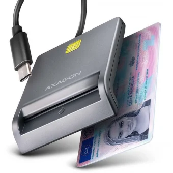 Axagon Card Reader Type-C για SmartCard CRE-SM3TC