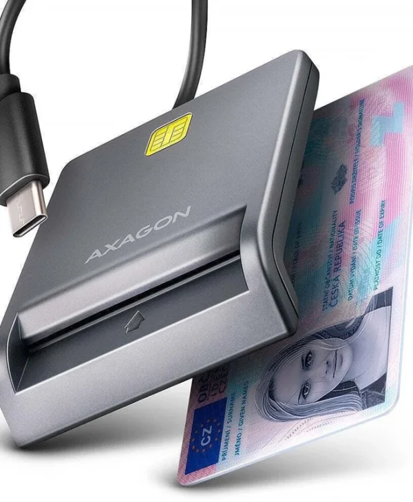 Axagon Card Reader Type-C για SmartCard CRE-SM3TC