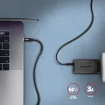 Axagon Braided USB 3.2 Cable USB-C male - USB-C 60W Μαύρο 2m (BUCM3-CM20AB) - Image 3