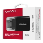 Axagon Φορτιστής Χωρίς Καλώδιο με 2 Θύρες USB-A Quick Charge 3.0 Μαύρος (ACU-QS24) - Image 5
