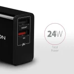 Axagon Φορτιστής Χωρίς Καλώδιο με 2 Θύρες USB-A Quick Charge 3.0 Μαύρος (ACU-QS24) - Image 6