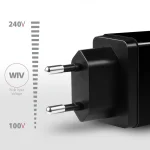 Axagon Φορτιστής Χωρίς Καλώδιο με 2 Θύρες USB-A Quick Charge 3.0 Μαύρος (ACU-QS24) - Image 7