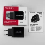 Axagon Φορτιστής Χωρίς Καλώδιο με 2 Θύρες USB-A Quick Charge 3.0 Μαύρος (ACU-QS24) - Image 10