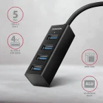 Axagon USB 3.2 Hub 4 Θυρών με σύνδεση USB-A HUE-M1A - Image 3