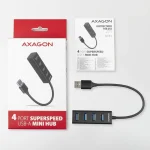 Axagon USB 3.2 Hub 4 Θυρών με σύνδεση USB-A HUE-M1A - Image 4