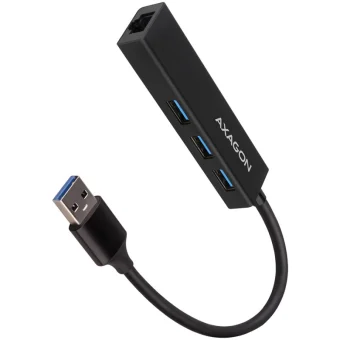Axagon USB 3.2 Hub 4 Θυρών με σύνδεση USB-A / Ethernet HMA-GL3A