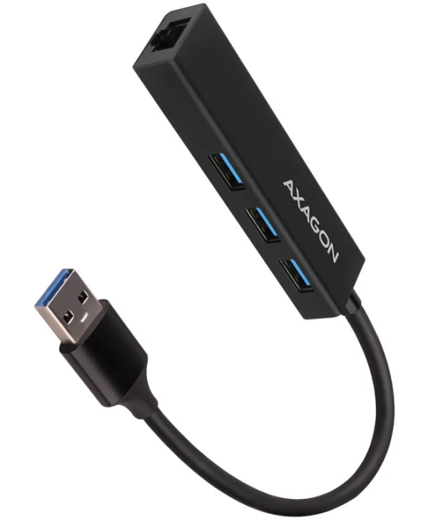 Axagon USB 3.2 Hub 4 Θυρών με σύνδεση USB-A / Ethernet HMA-GL3A