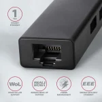 Axagon USB 3.2 Hub 4 Θυρών με σύνδεση USB-A / Ethernet HMA-GL3A - Image 3