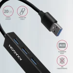 Axagon USB 3.2 Hub 4 Θυρών με σύνδεση USB-A / Ethernet HMA-GL3A - Image 4