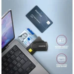 Axagon Cre-smp2a Usb Smart Card & Sd Microsd Sim Card Pocketreader CRE-SMP2A - Image 2