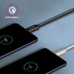 Axagon Braided USB 3.2 Cable USB-C male - USB-C 60W Μαύρο 1.5m (BUCM3-CM15AB) - Image 6