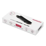 Axagon Ψύξη Μ.2 SSD 80mm SSD ALU body silicone thermal pads height 6mm Μαύρο CLR-M2L6 - Image 7
