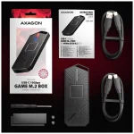 Axagon Θήκη για Σκληρό Δίσκο M.2 SATA III NVME με σύνδεση SATA USB 3.2 Type-C EEM2-GAM - Image 3