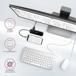 Axagon USB-C Docking Station με HDMI 4K PD Ethernet Μαύρο (HMC-6GL) - Image 6