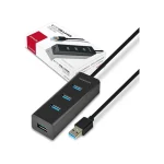 Axagon USB 3.0 Hub 4 Θυρών με σύνδεση USB-A & Θύρα Φόρτισης HUE-S2BL - Image 3