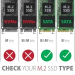 Axagon Θήκη για Σκληρό Δίσκο M.2 SATA III με σύνδεση Type-C EEM2-SBC - Image 6